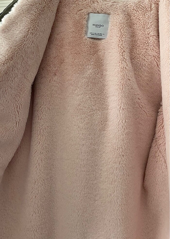 Mango İçi Kürklü Yağmurluk - Görsel 4