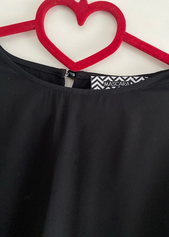 Siyah Tüllü Gömlek - Görsel 3