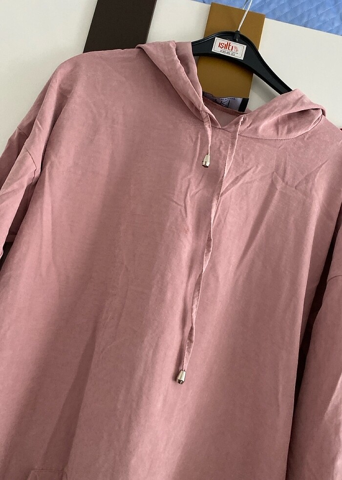 Süet Eşfoman takımı / pudra pembe - Görsel 3