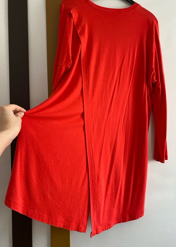 kırmızı tunik - Görsel 4