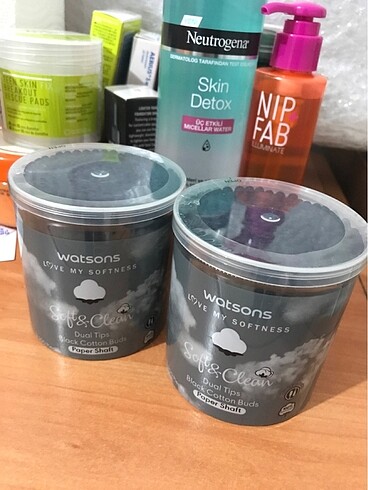 Beden Renk Watsons siyah pamuk kulak çubuğu