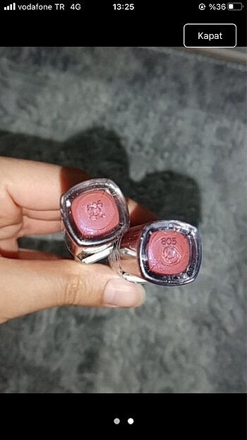 Loreal Paris Loreal paris infaillible step 24 saat kalıcı likit ruj 805 num