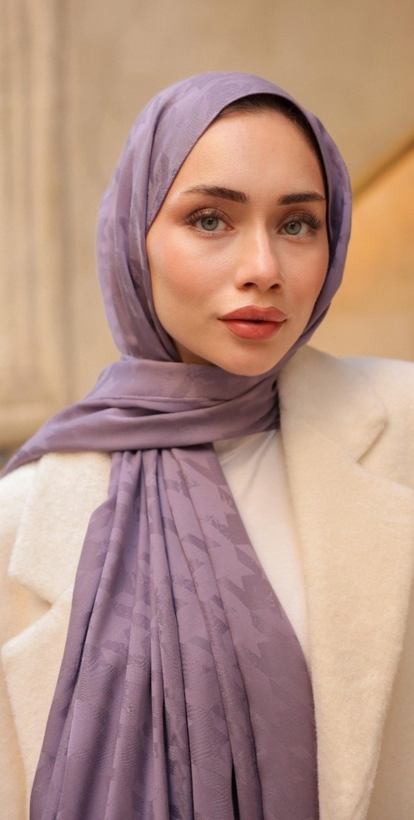 Kazayagi Menekşe Şal - Görsel 3