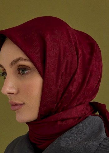 Kazayagi Bordo Eşarp - Görsel 2