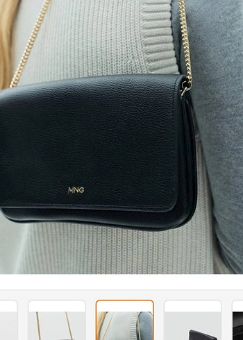 Beden gri Renk Soft Kapaklı Mini Çanta