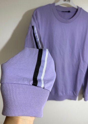 Diğer Kadın Mor Oversize Sweatshirt