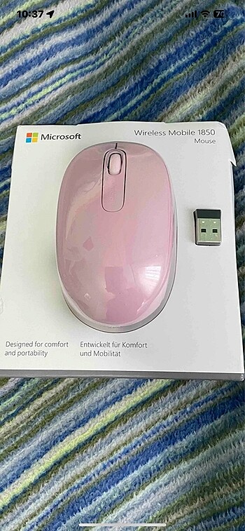 MİCROSOFT USB MOUSE PEMBE