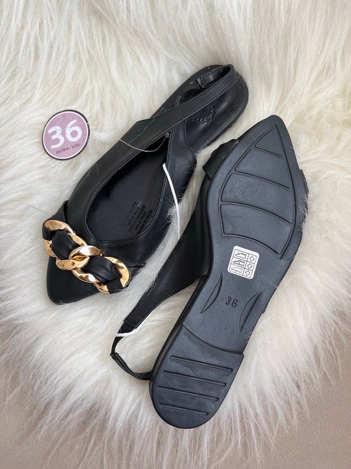 Gold tokalı kadın Babet - Görsel 2