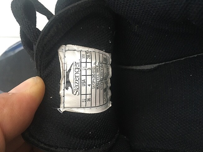 36 Beden siyah Renk Slazenger halı saha krampon