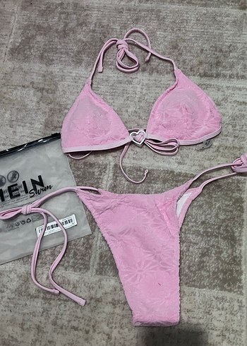 Pembe Lolita Coquette Bikini Takımı  - Görsel 4