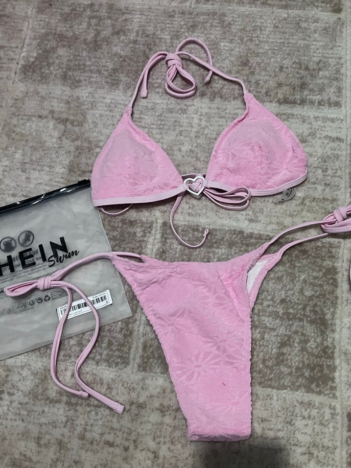 Pembe Lolita Coquette Bikini Takımı  - Görsel 4