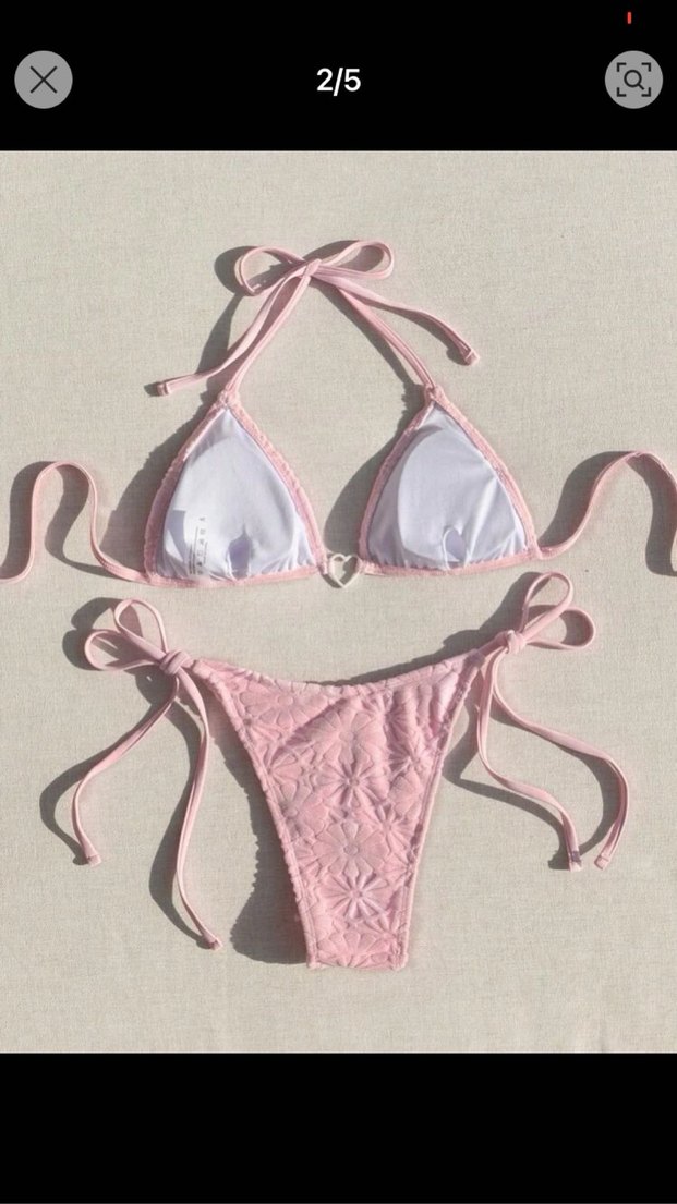 Pembe Lolita Coquette Bikini Takımı  - Görsel 2