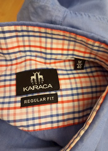 m Beden mavi Renk Karaca M beden gömlek cotton dur