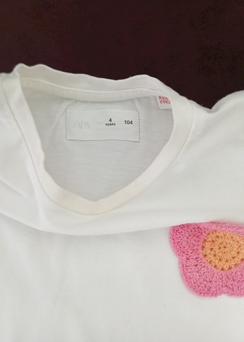 Zara marka 4 yaş tişort en ufak bir kusur yoktur - Görsel 2