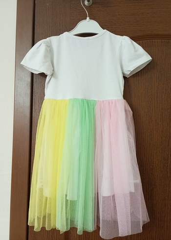 Flowers marka 4-5 yaş için elbise deforme solma leke yoktur - Görsel 2