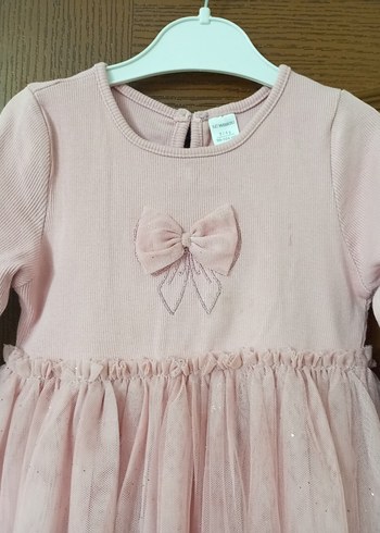 LCW 3-4 yaş için pembe elbise deforme solma leke yoktur - Görsel 2
