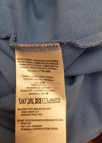 Yurtdışından Orjinal GANT marka tişört ölçü açıklamada yazıyor - Görsel 3