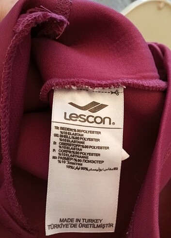 Lescon Lescon marka S beden likralı ölçüleri Açıklamada yaziyor