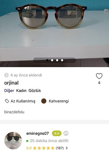 Ray Ban Orjinal ürün