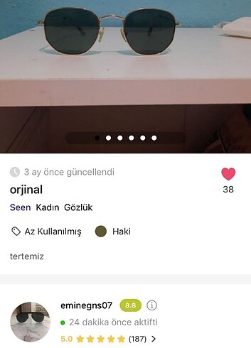  Beden Orjinal ürün