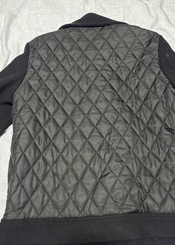 Siyah Düğmeli Kadın Midi Ceket - Görsel 4