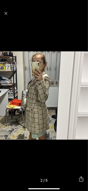 Kadıb trençkot - Görsel 4