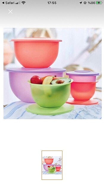 Tupperware 5?li Eko Set