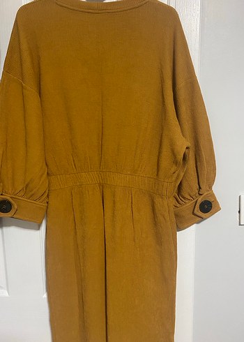 Kadın Sarı Midi Salaş Triko - Görsel 7