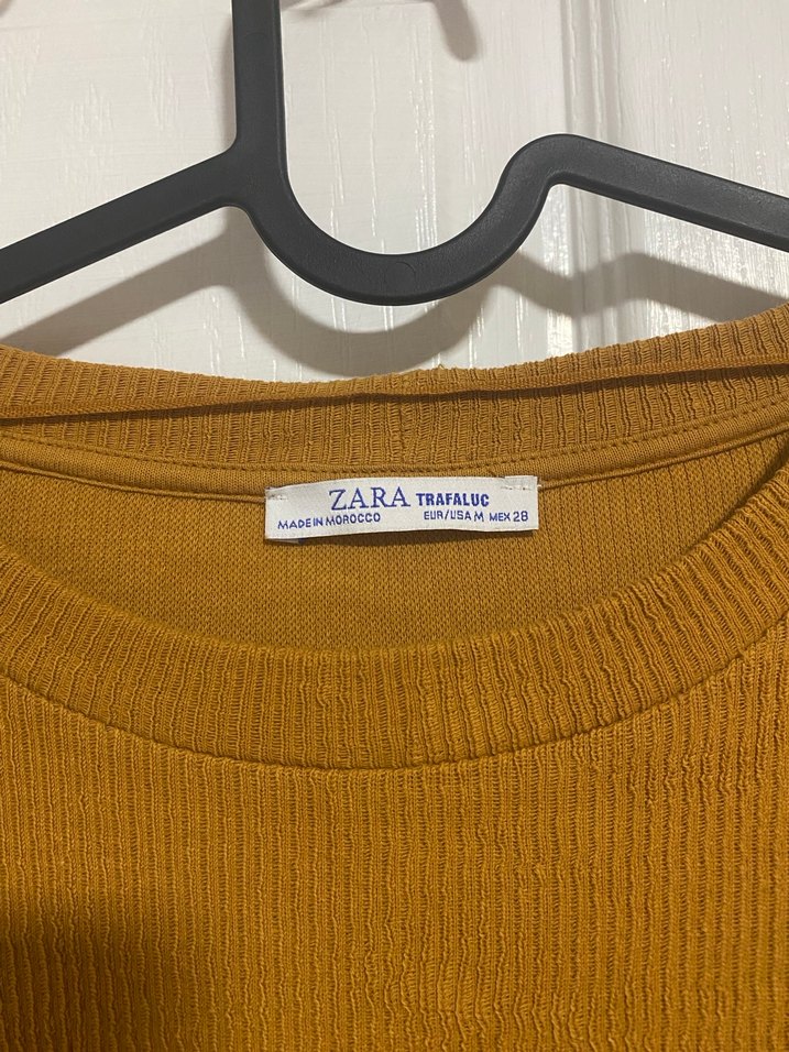 Kadın Sarı Midi Salaş Triko - Görsel 2