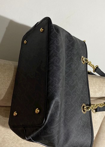 Beden siyah Renk U.S. Polo Assn. Zincir Detaylı Siyah Kadın Çanta