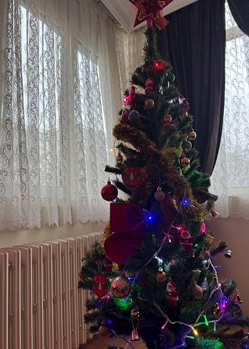 Renkli Işıklı Yılbaşı Ağacı Süsü - Görsel 2