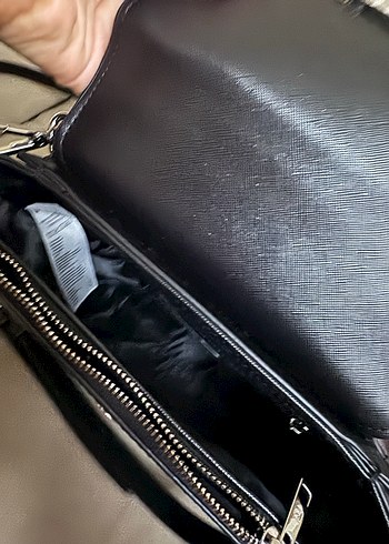 Pierre Cardin Siyah Deri Kadın Çanta - Görsel 3