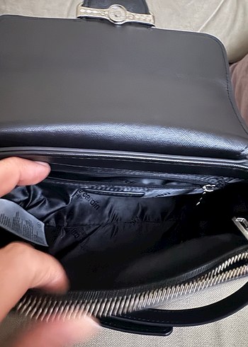 Pierre Cardin Siyah Deri Kadın Çanta - Görsel 7