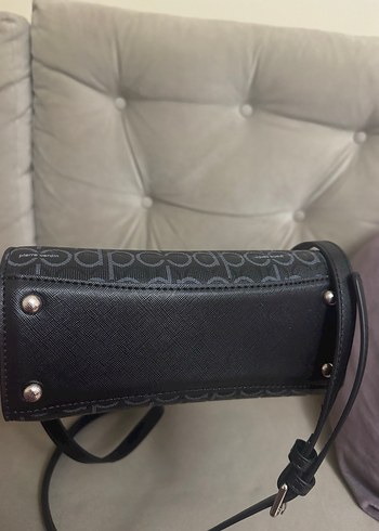 Pierre Cardin Siyah Deri Kadın Çanta - Görsel 4