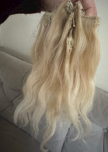 Bej Kürklü Yün Kadın Saç Aksesuarı - Görsel 5