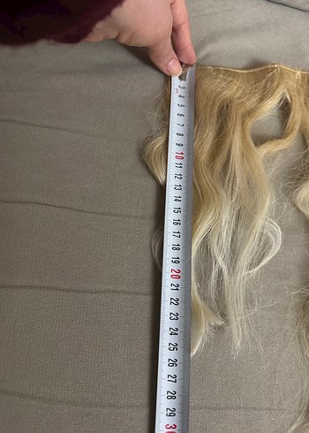 Bej Kürklü Yün Kadın Saç Aksesuarı - Görsel 9