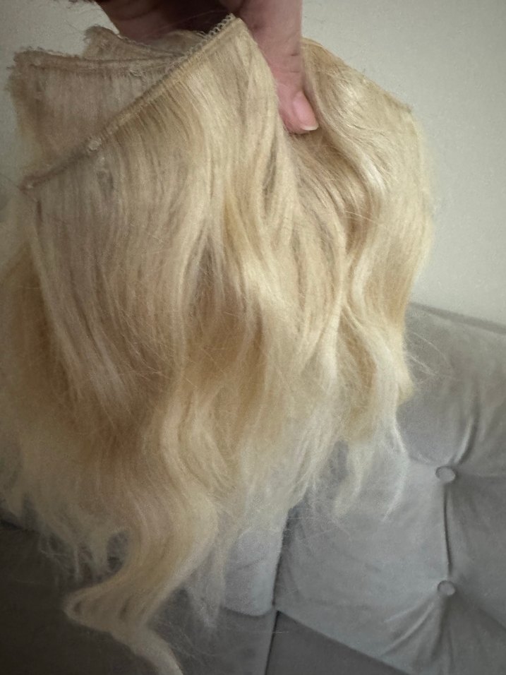 Bej Kürklü Yün Kadın Saç Aksesuarı - Görsel 3