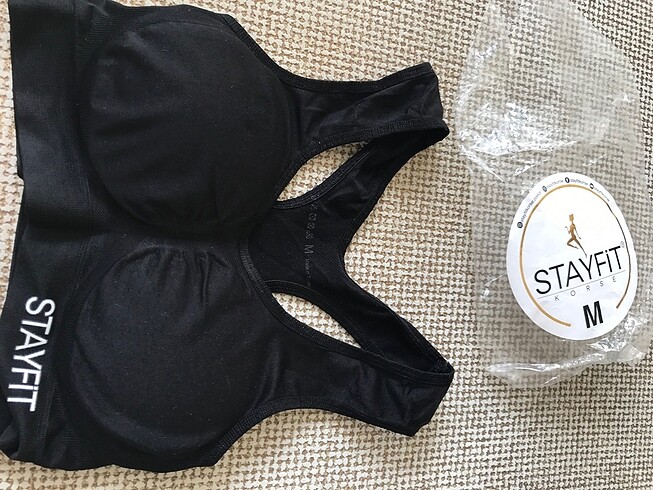 Stayfit m siyah sporcu sütyen - Görsel 4