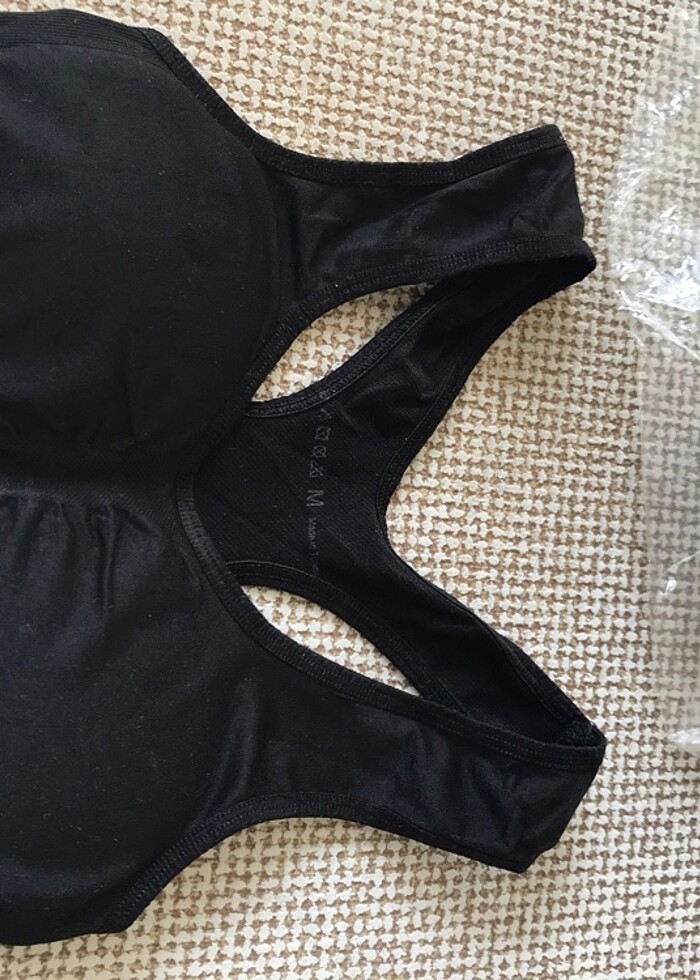 Stayfit m siyah sporcu sütyen - Görsel 4