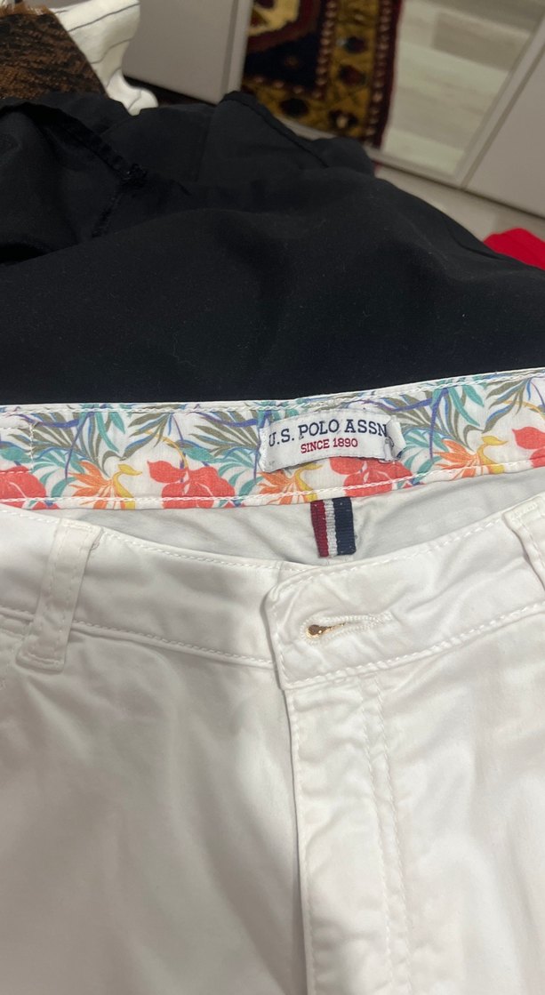 Beyaz Kadın Midi Kumaş Pantolon - Görsel 2