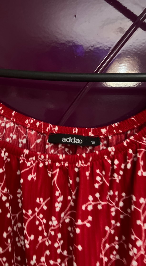 Kısa Kollu Kırmızı Midi Bohem Tulum - Görsel 3