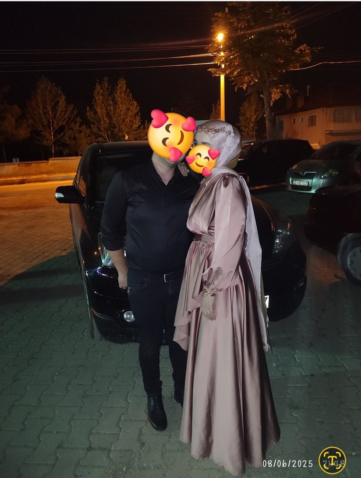 Kahverengi Drapeli Uzun Abiye Elbise - Görsel 3