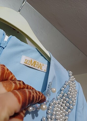 Tesettür abiye elbise - Görsel 6