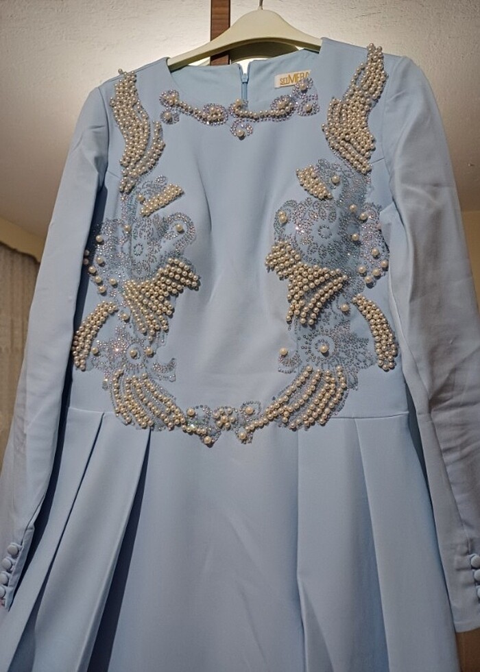 Tesettür abiye elbise - Görsel 4