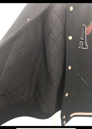 Zara Siyah kolej erkek Çocuk Ceket