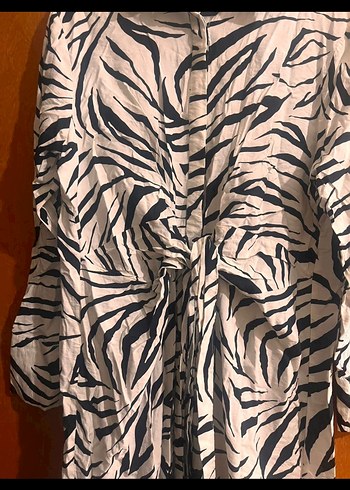 Zebra Desenli Uzun Tunik - Görsel 2