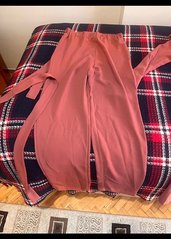 Gül kurusu ikili tesettür takım - Görsel 2