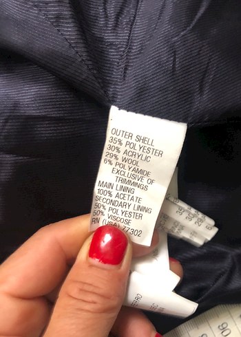 Zara lacivert m beden - Görsel 8