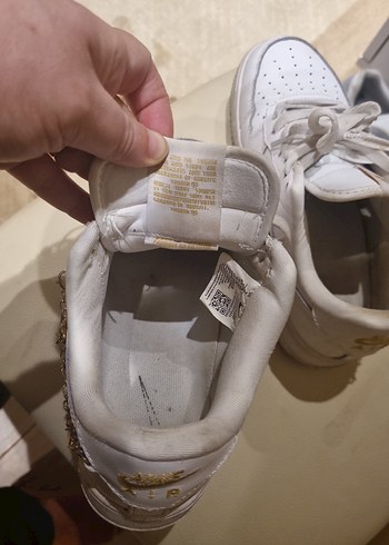 Zincir Detaylı Beyaz Kadın Spor Ayakkabı NIKE - Görsel 7