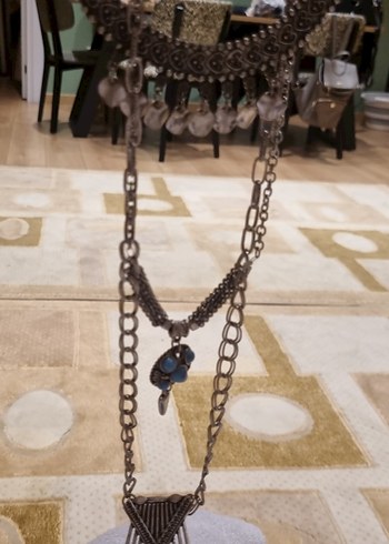 3 lü kolye zincir aksesuar - Görsel 2